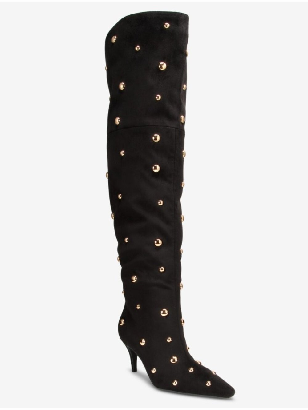 INC Dalett Studded Over The Knee Boots Black Size 6 M NWT